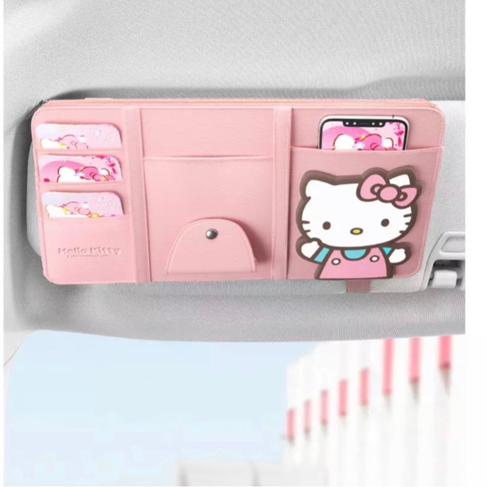 Hello Kitty organizer, storage car black color